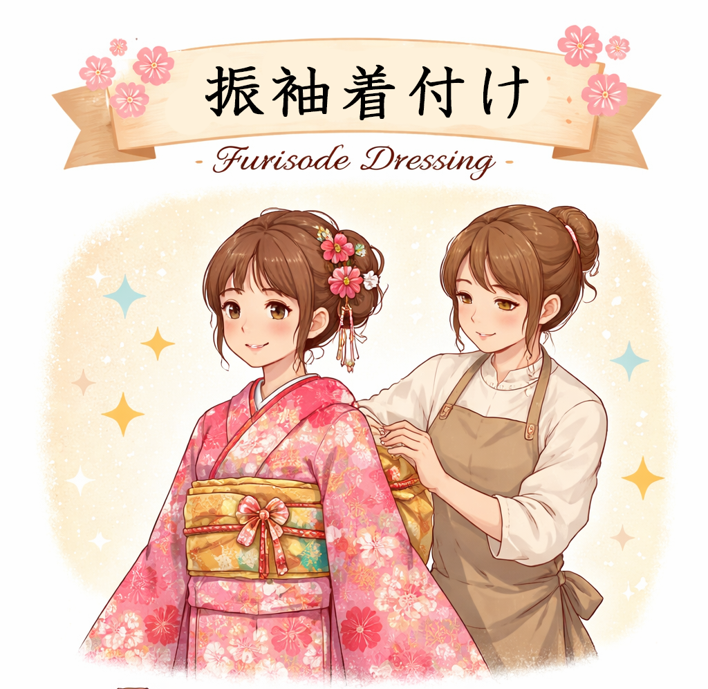 振袖着付け